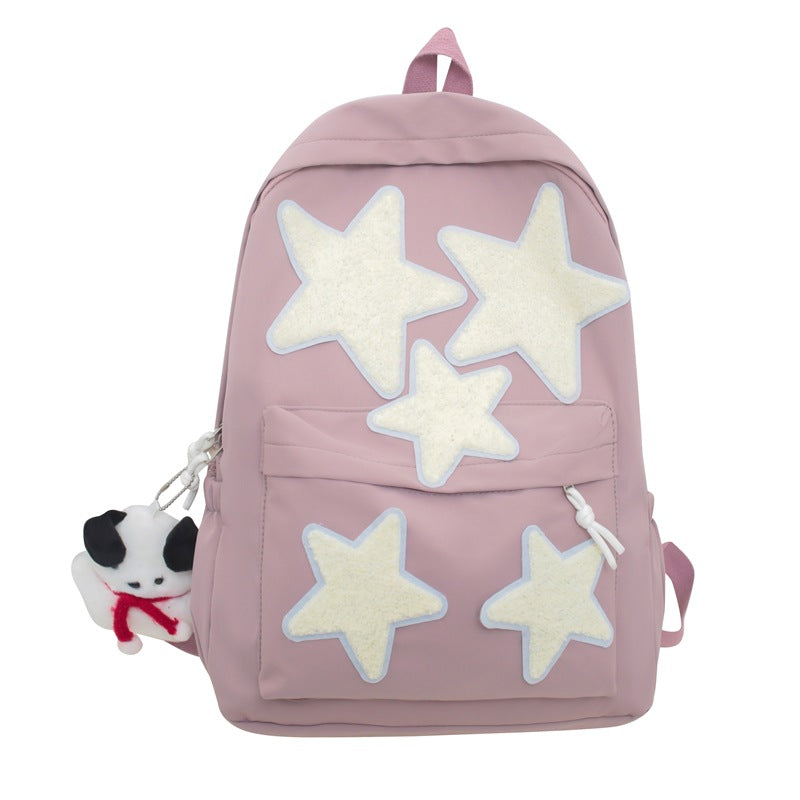 Stern-Stickerei Freizeit Rucksack Karnz