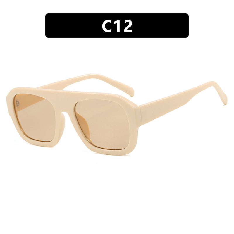 Damen modische Sonnenbrille im schützenden Oversized-Format Karnz