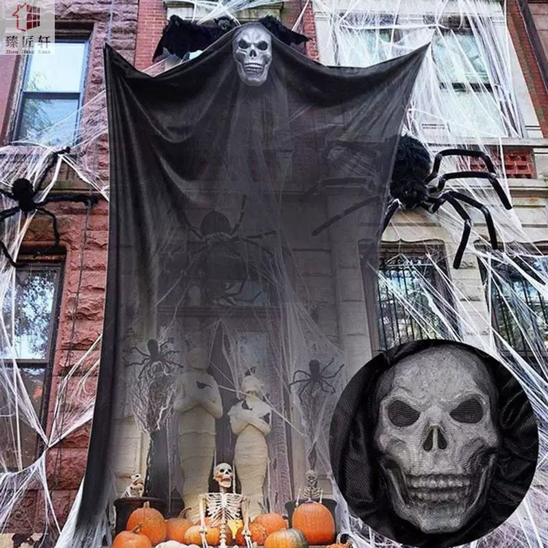 Halloween Dekorative Transparente Stoffgardine Karnz