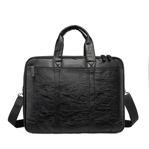 Klassische Leder Business Laptop Aktentasche Karnz