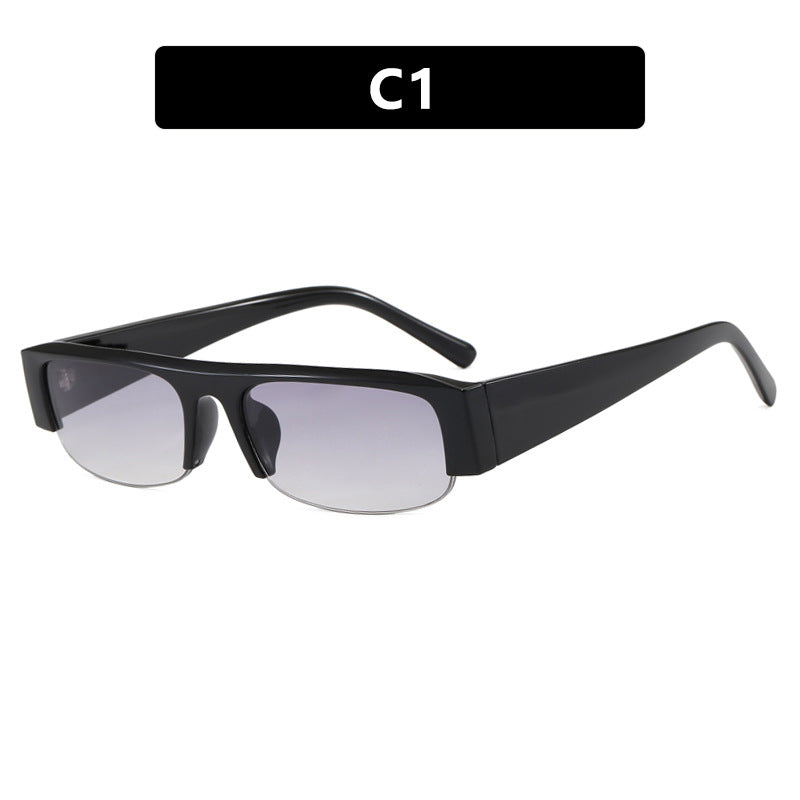 Damen trendige Sonnenbrille mit dickem Rahmen und schützenden Gläsern Karnz