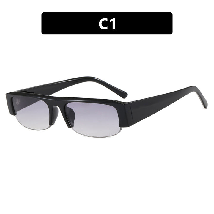 Damen trendige Sonnenbrille mit dickem Rahmen und schützenden Gläsern Karnz