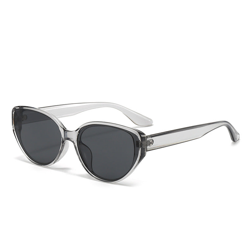 Damen Cat-Eye Brille mit transparentem Rahmen Karnz