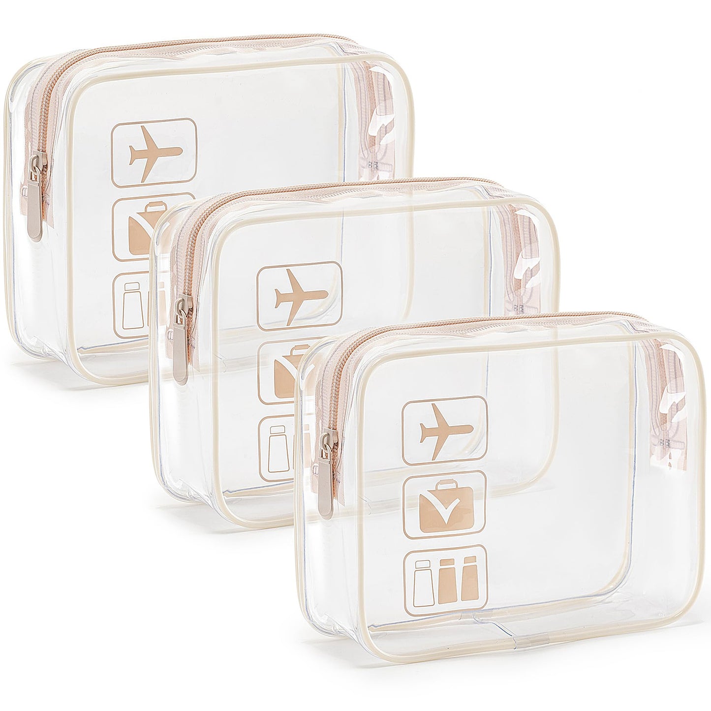 Unisex durchsichtige Reiseorganizer-Taschen Set Karnz