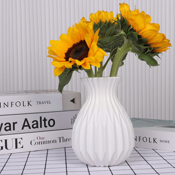 Künstlerische strukturierte Blumenvase Karnz