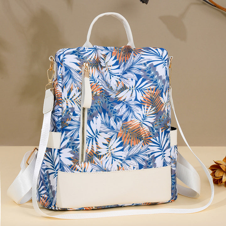 Blumenmuster Mehrfachfach Rucksack Karnz