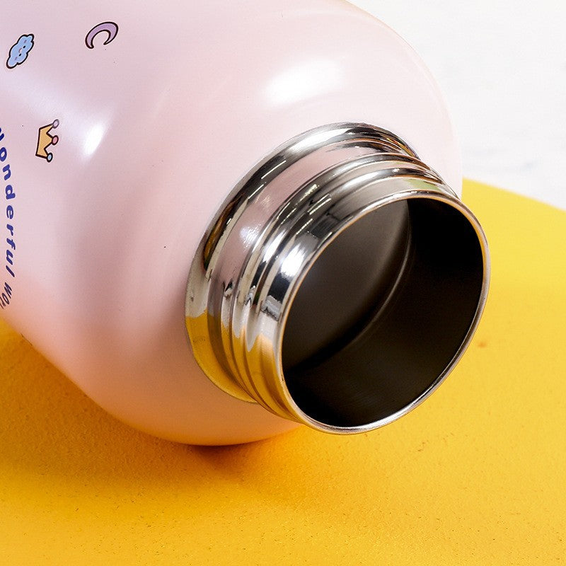 Damen Isolierte Trinkflasche mit süßem Tierdesign Karnz