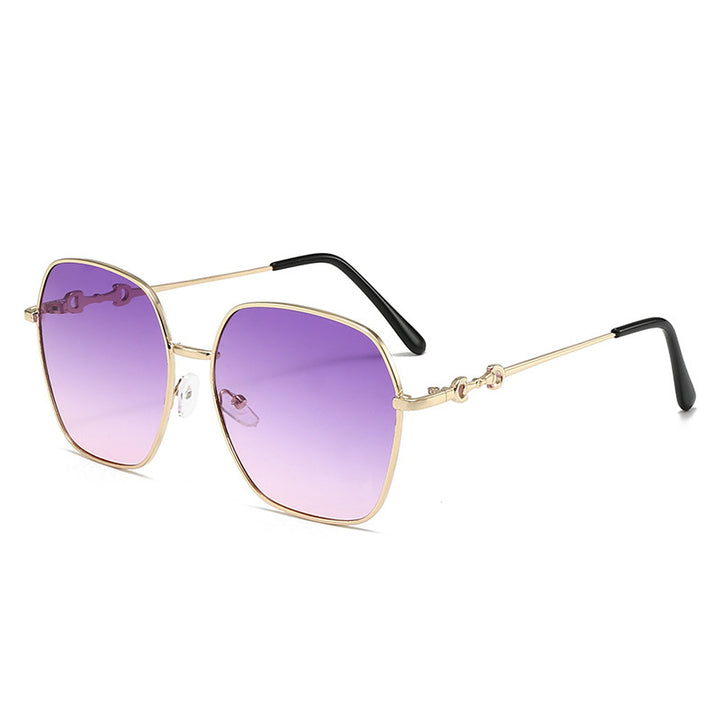 Chic Breite Rahmen Sonnenbrille