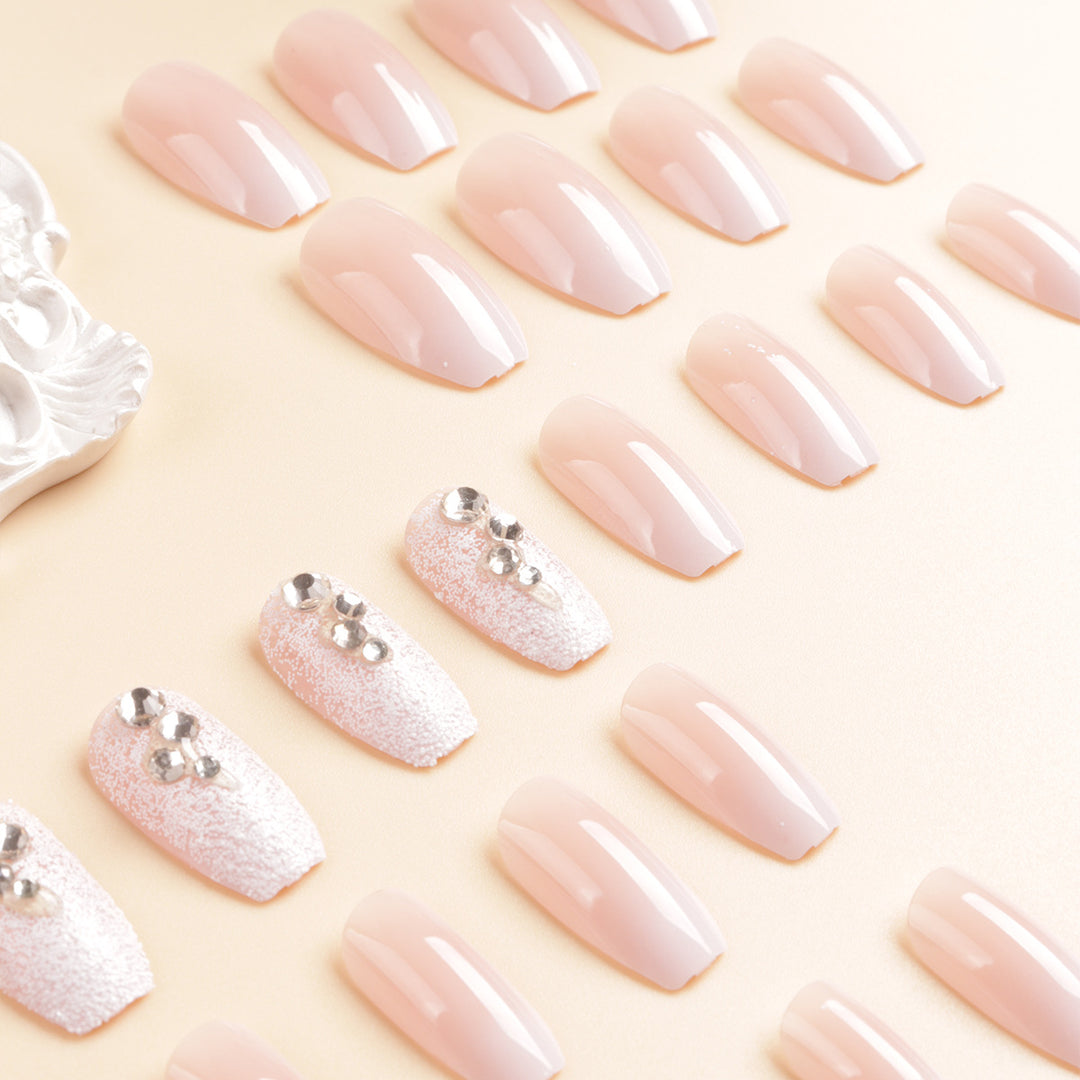 Elegante Ombre Nagel Kunstverlängerungen Karnz