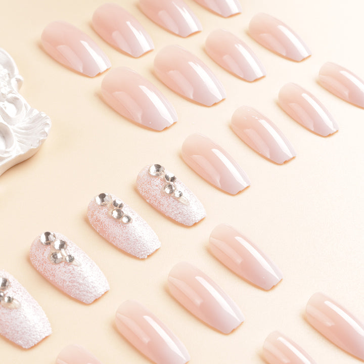Elegante Ombre Nagel Kunstverlängerungen Karnz
