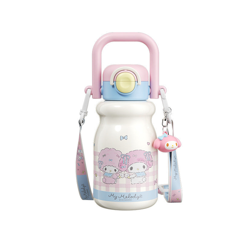 Damen Trinkflasche mit stylishem Kuromi-Design Karnz