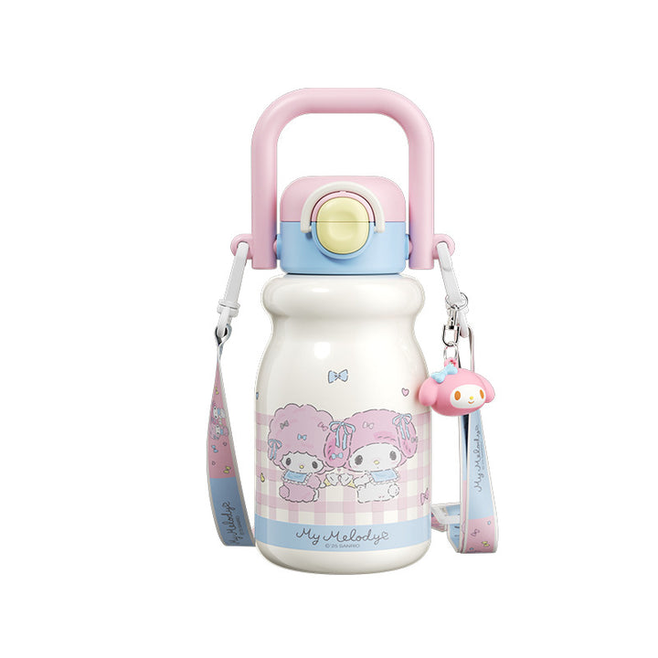 Damen Trinkflasche mit stylishem Kuromi-Design Karnz