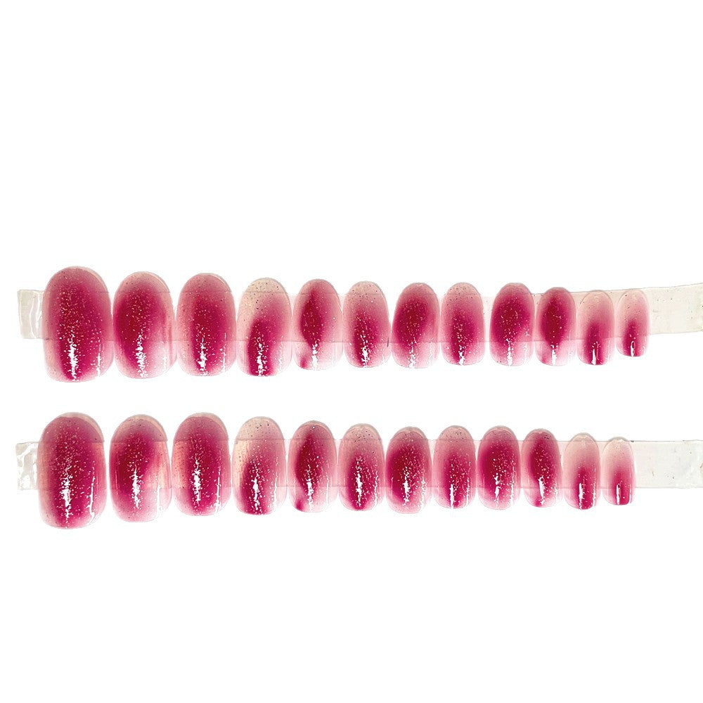 Glamorous Ombre Druck-Nagelset