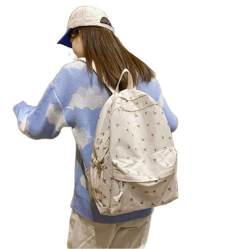 Blumenmuster Rucksack Karnz