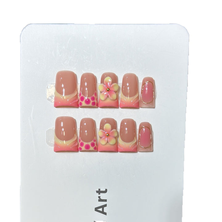 Blumen Design Press-On Nagelset Karnz