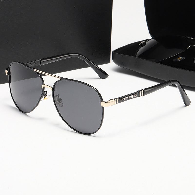 Damen Elegante Piloten-Sonnenbrille mit hochwertigen Polarisationsgläsern Karnz