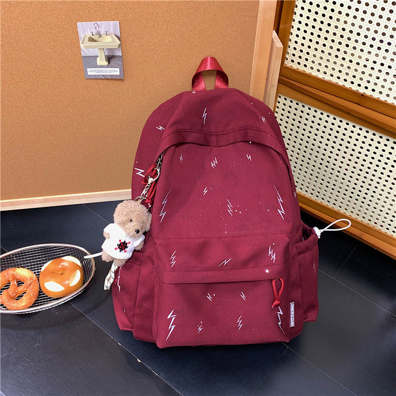Stylische lässige Blitzdruck-Rucksack