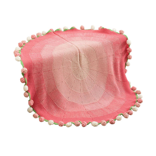 Dekorative Strickdecke