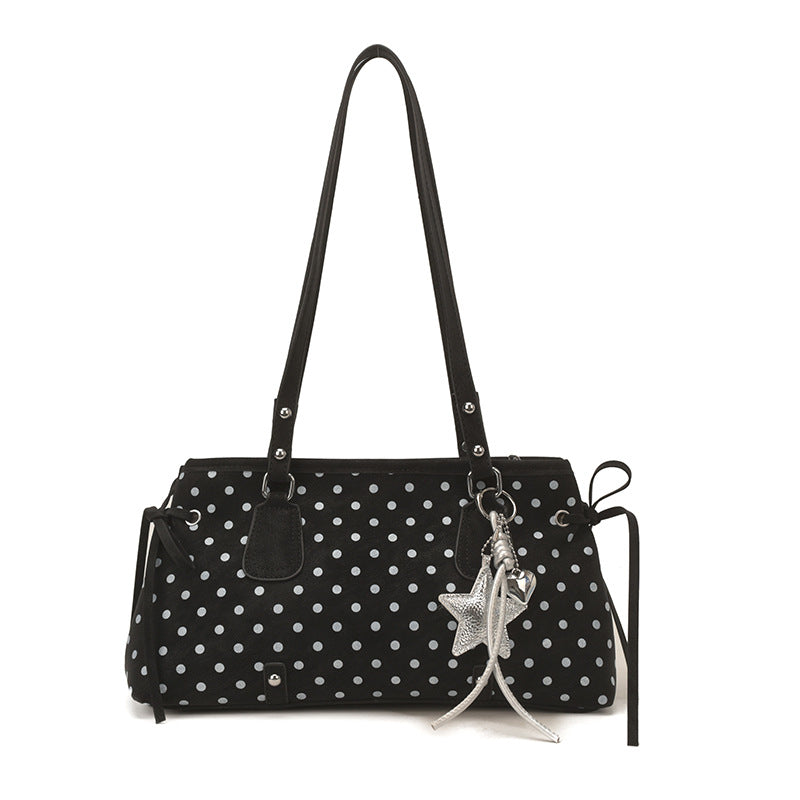 Trendige Punktemuster-Handtasche Karnz