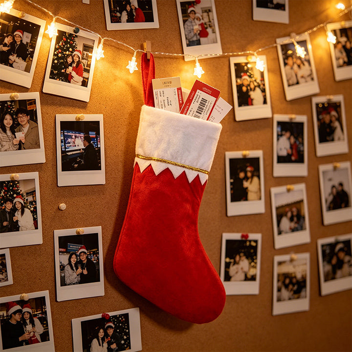 Festlicher Weihnachtsstrumpf Karnz