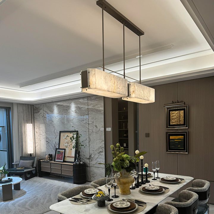 Elegante Marmor Pendelleuchte