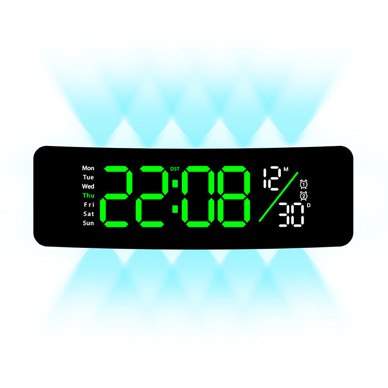 Digitaler Displaywecker mit Wochentagsanzeige und Temperatur Karnz