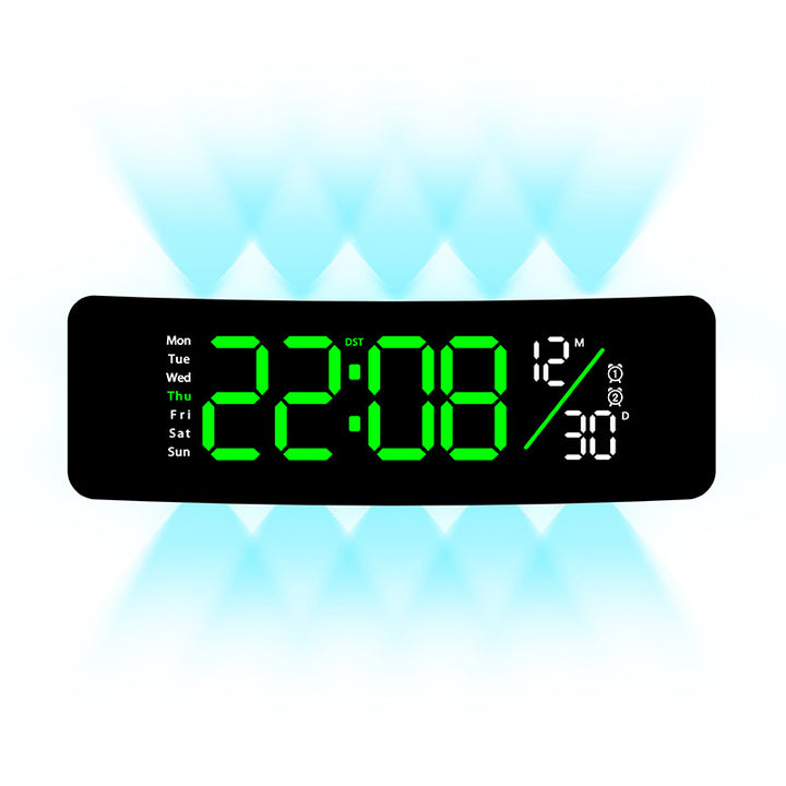 Digitaler Displaywecker mit Wochentagsanzeige und Temperatur Karnz