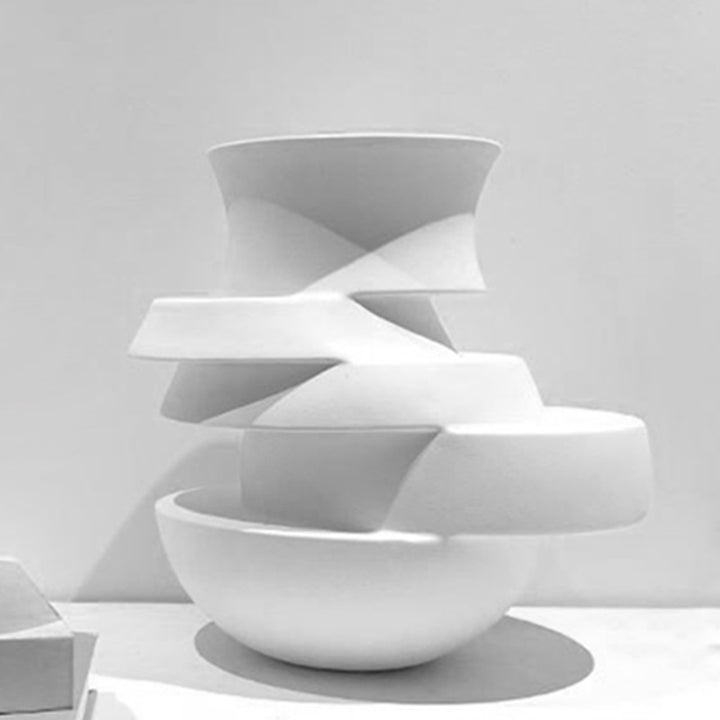 Moderne Architektonische Dekorative Vase