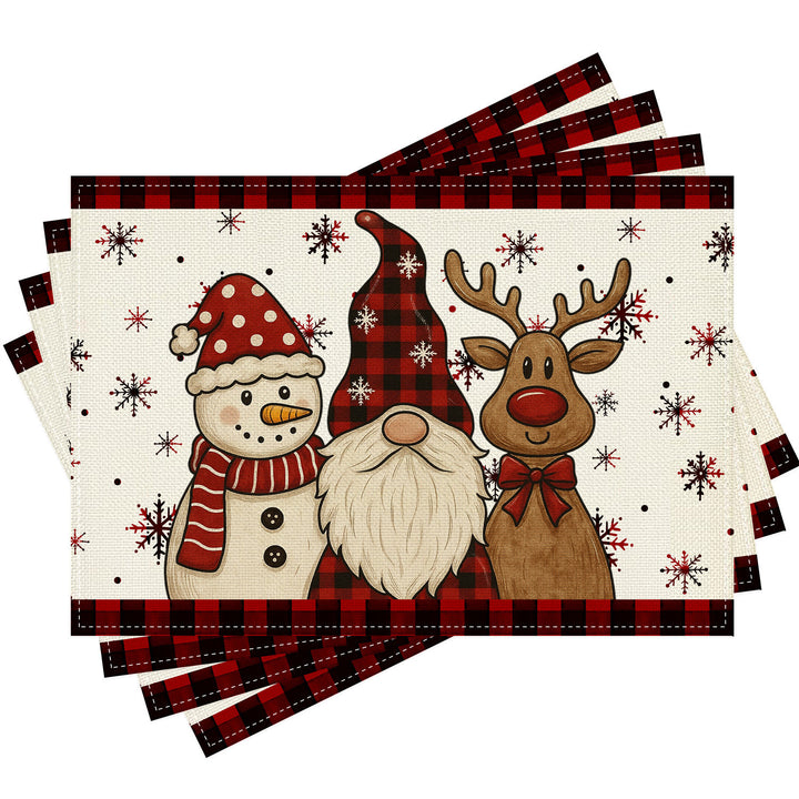 Festliche Weihnachtsküchenmatte