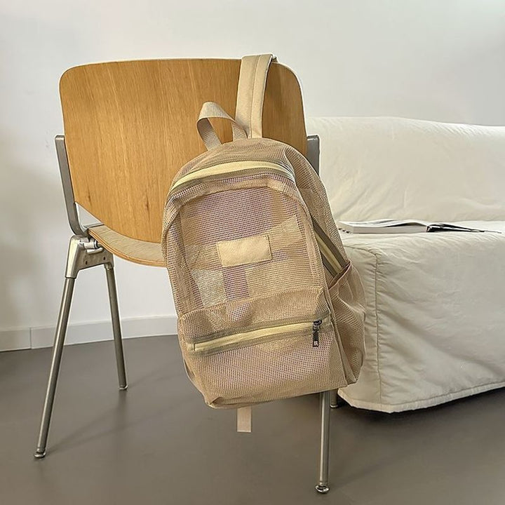 Stylische Mesh-Rucksack Karnz