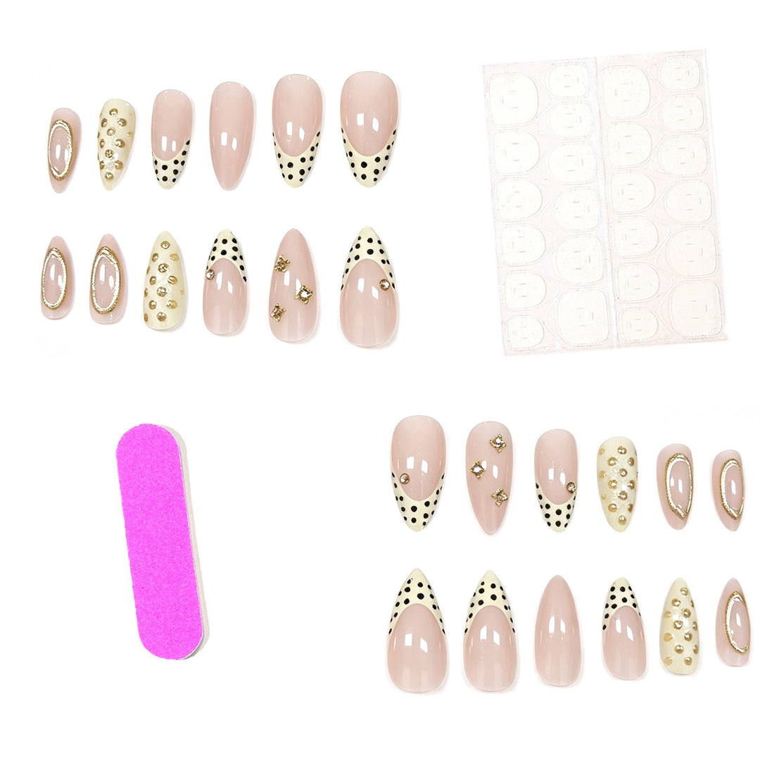 Elegante 3D Dekorative Nagelverzierungen Karnz