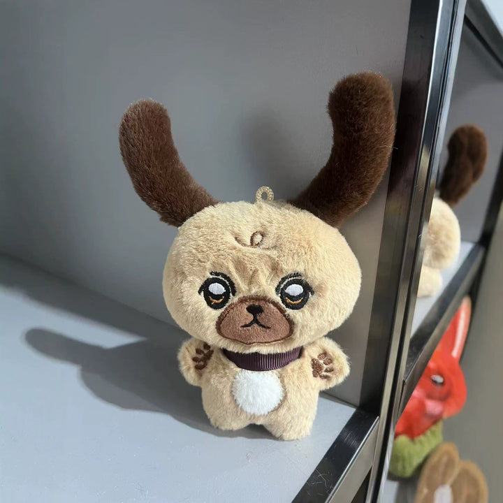 Micro Cuddly Plush Puppy Pocket Pal mit schlappen Ohren Karnz
