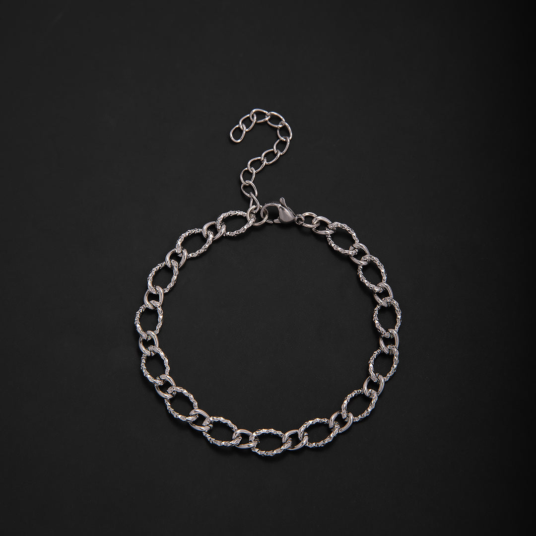 Vernetztes Metall-Gliederarmband Karnz