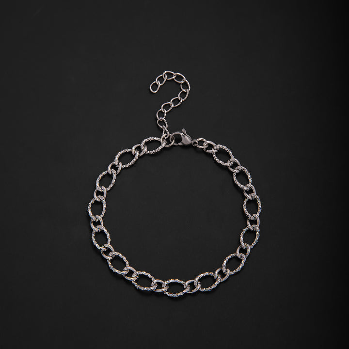 Vernetztes Metall-Gliederarmband Karnz