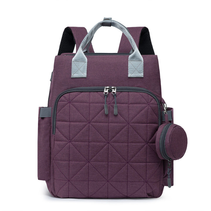 Multi-Taschen Stepp-Rucksack Karnz