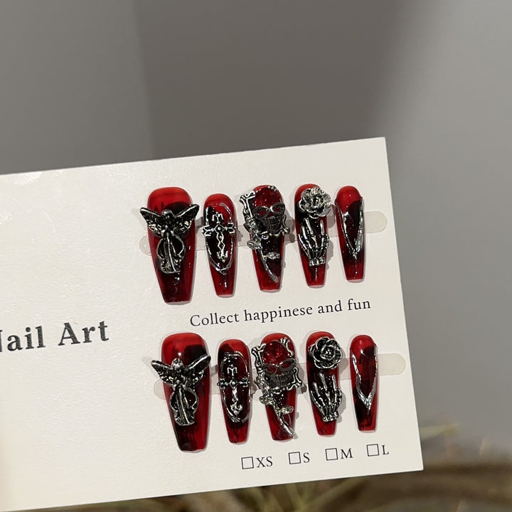Gothic-Themen Press-On Nagelset