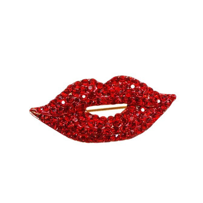 Glitzernde Lippenbrosche Karnz