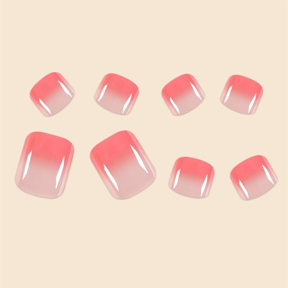 Ombre Glitzer Pediküre