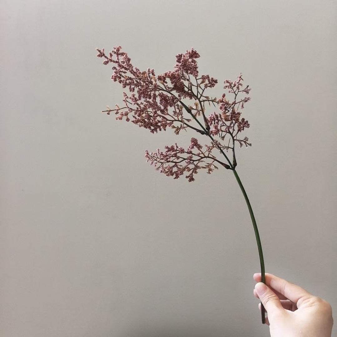 Zarte getrocknete Blumenstielanordnung