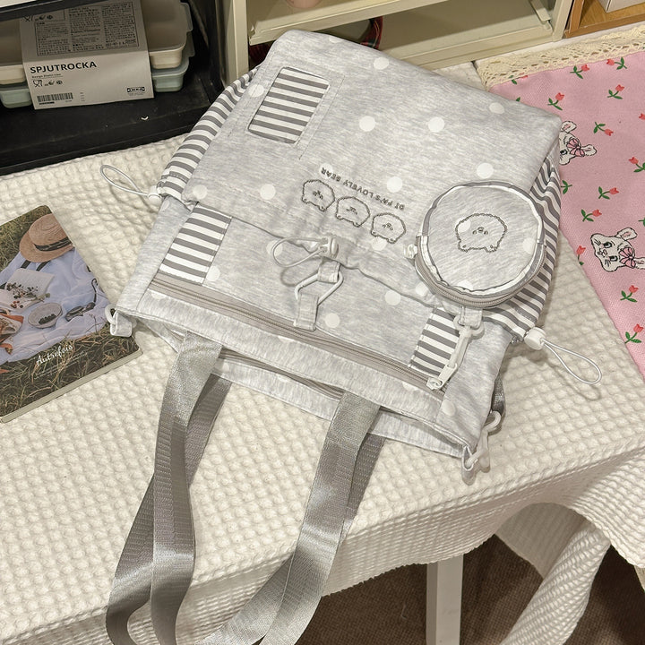 Multi-Taschen Sternmuster Rucksack Karnz