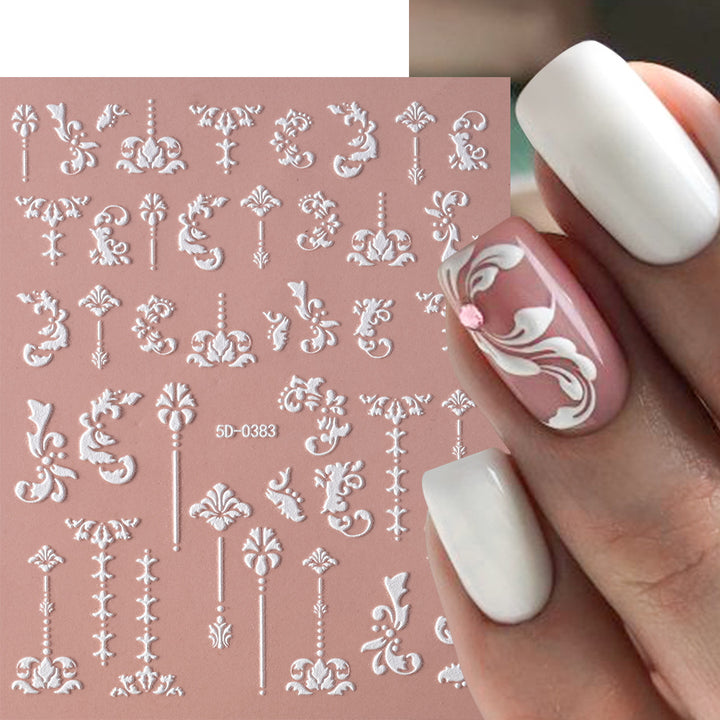 Elegante Nagelkunst Stempelplatte
