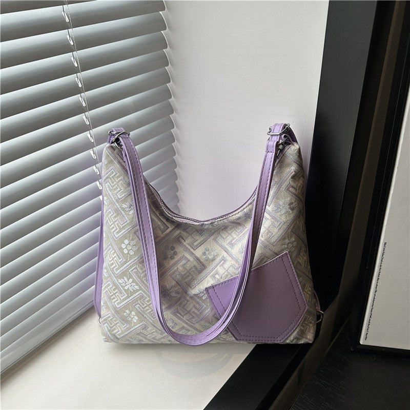 Stylische geometrische Muster Schultertasche Karnz