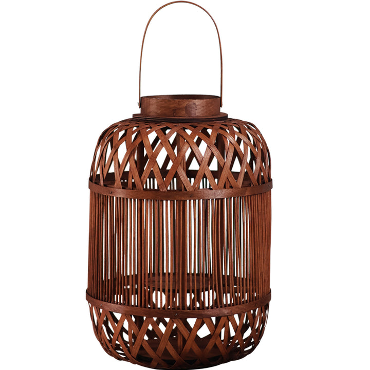 Stilvolle Handgefertigte Rattan-Laterne Karnz