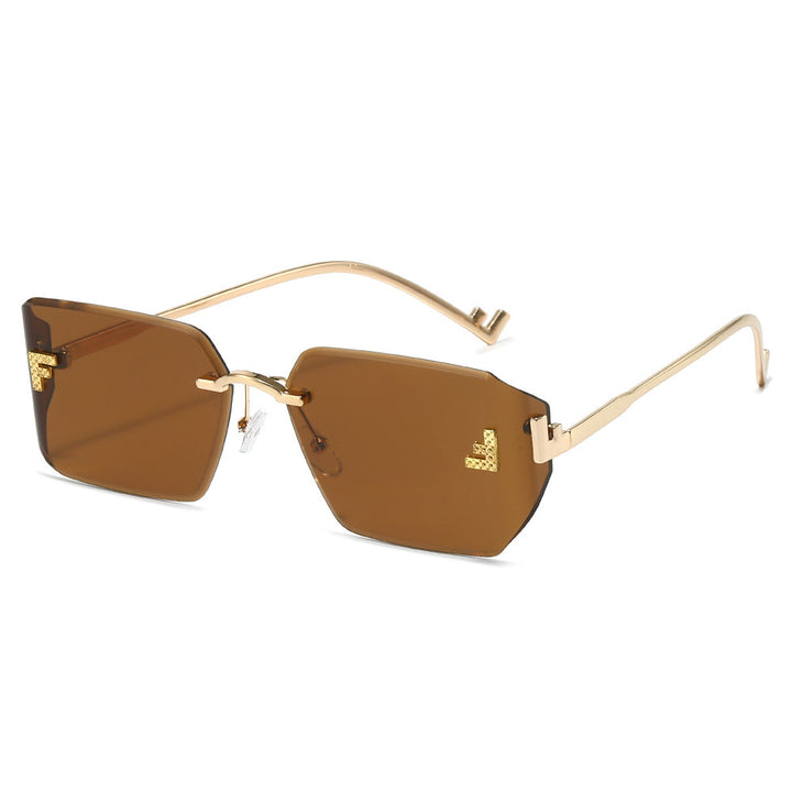 Luxuriöse geometrische Sonnenbrille Karnz