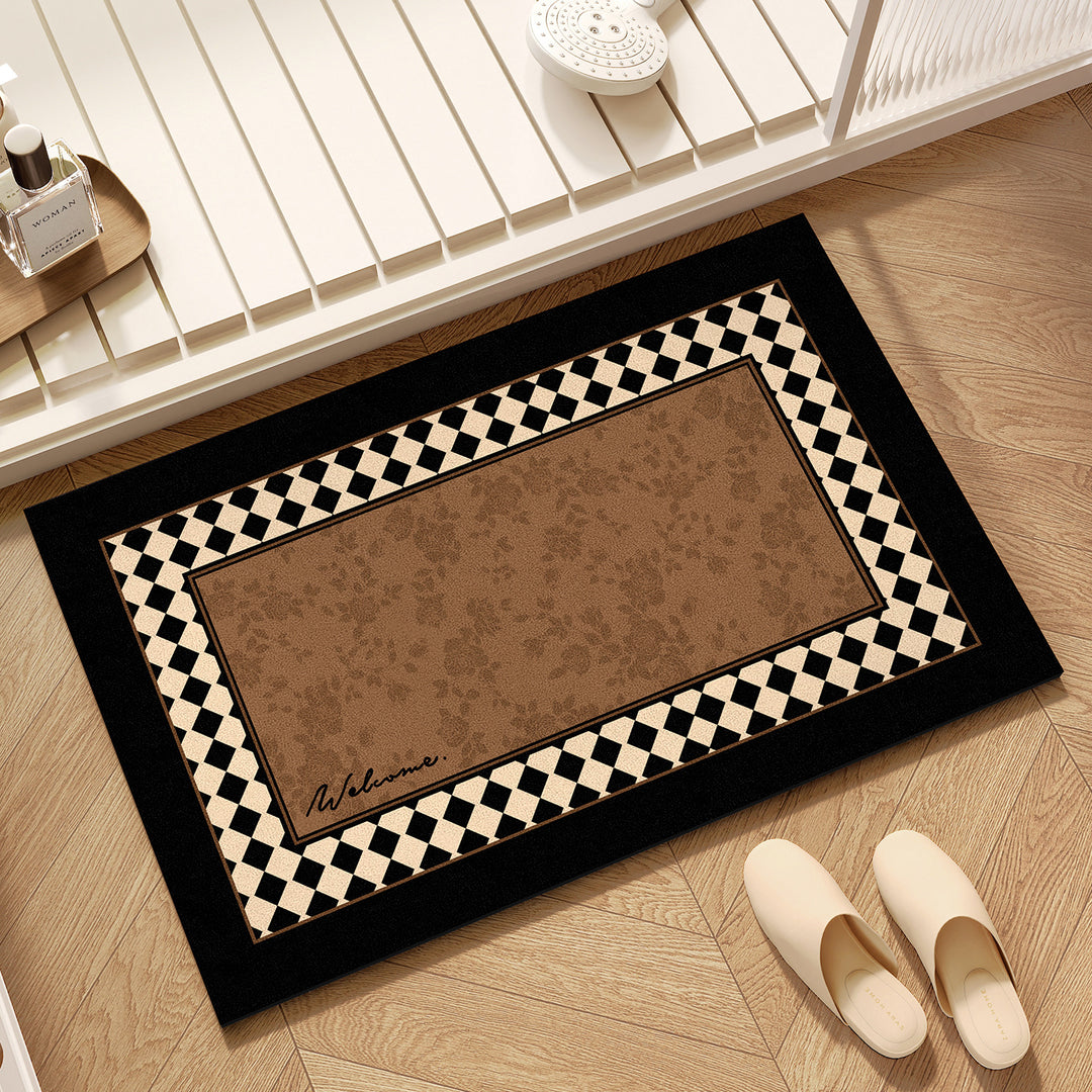 Eleganter floral gemusterter Teppich