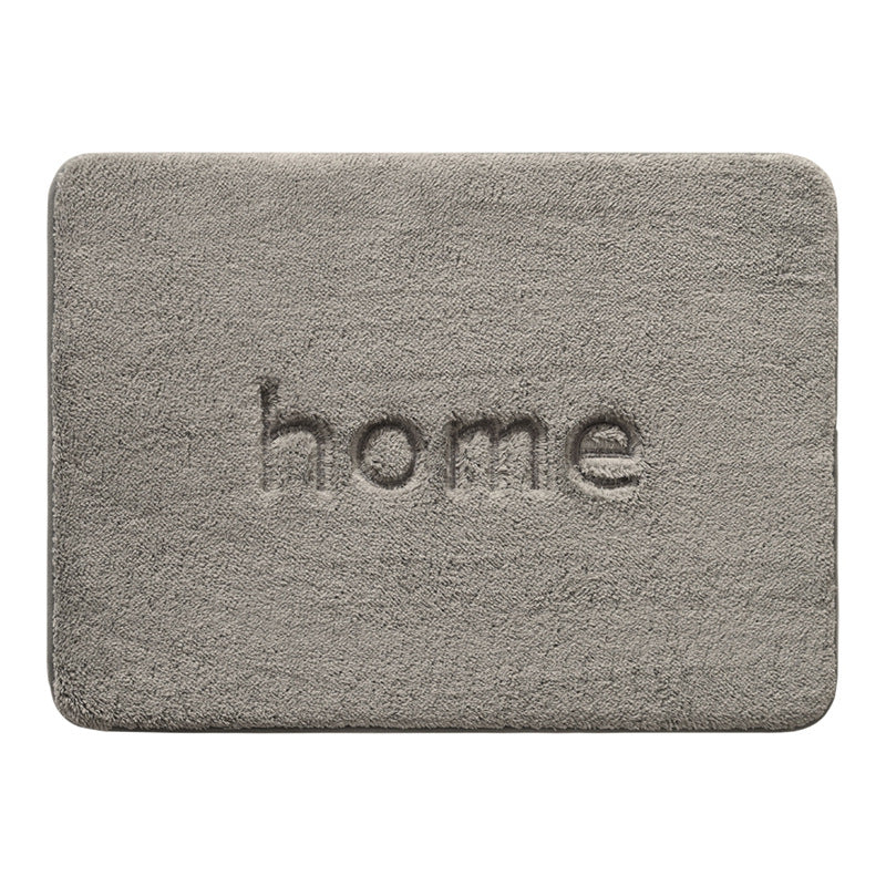 Plüsch Badezimmerteppich mit Home Design Karnz