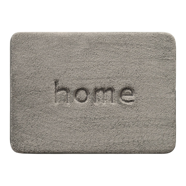 Plüsch Badezimmerteppich mit Home Design Karnz