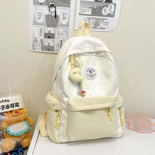 Verspielter Sternen-Print Rucksack