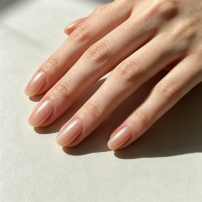Natürlicher Finish Press-On Nagelverlängerungen Karnz
