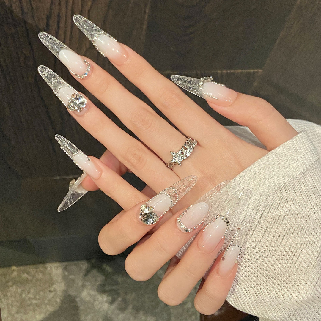 Elegantes Stiletto Press-On Nagelkunst Set  1791773834
